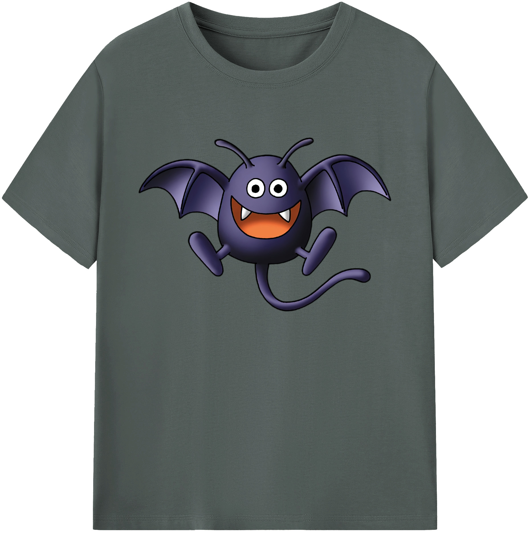 （画像用） ドラゴンクエスト Doragon Kuesuto Dragon Quest 綿100％ メンズ半袖Tシャツ｜肌触りやわらか＆通気性